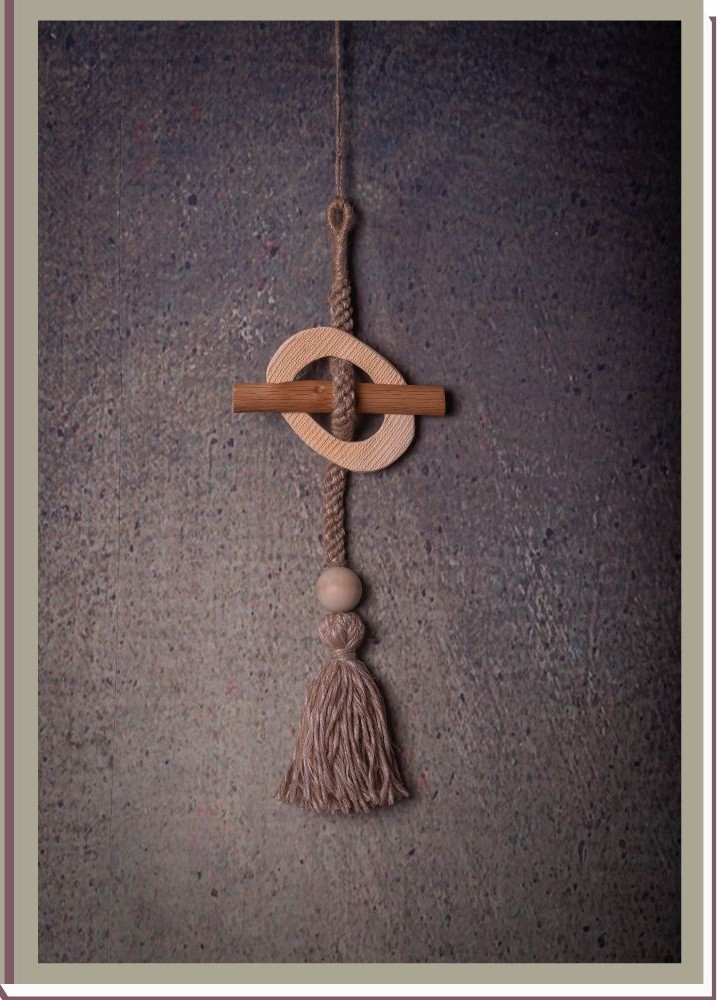 panel colgante macrame